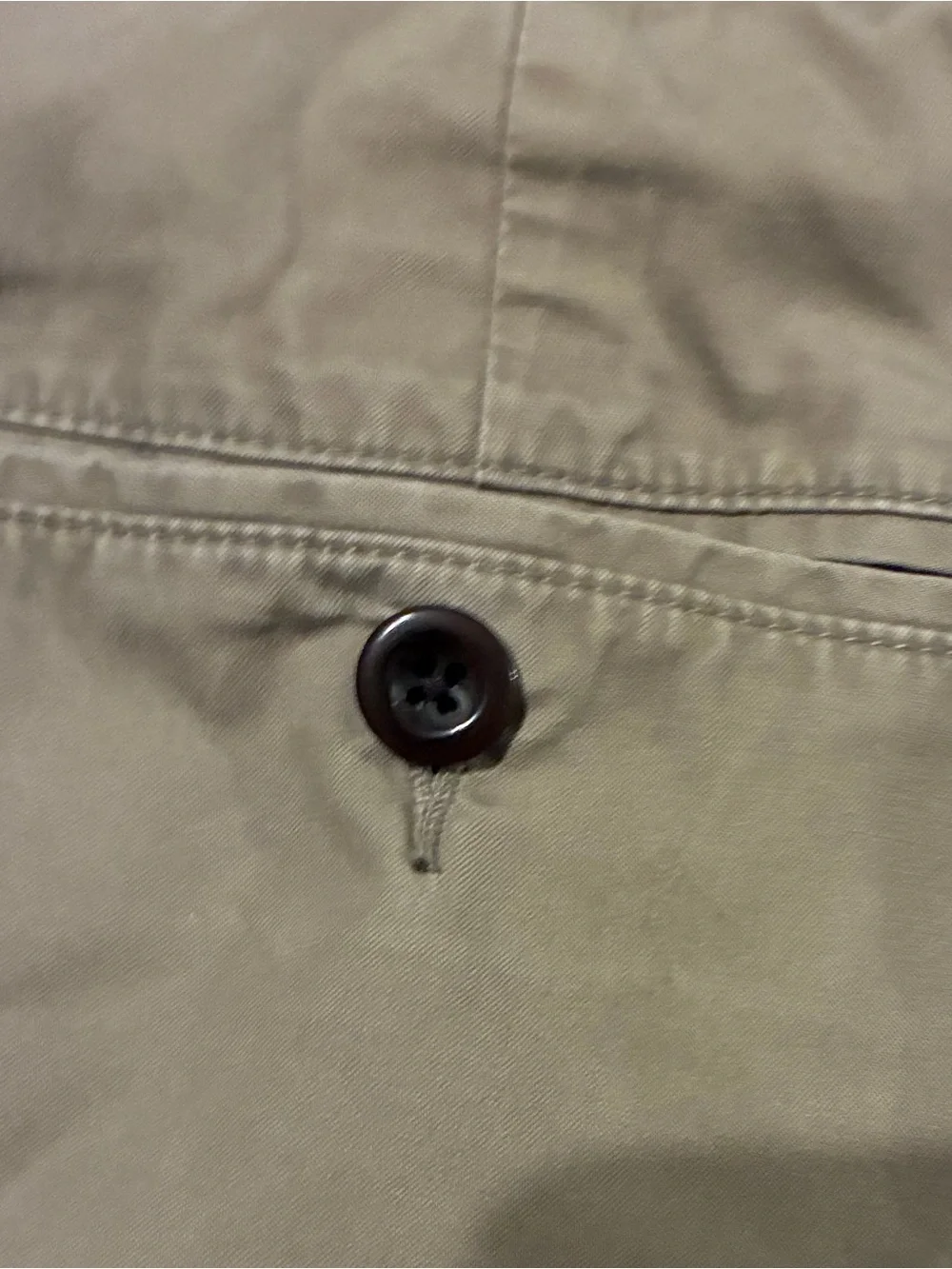 J. Crew Men's Flat-Front Chino Shorts in Tan/Gray